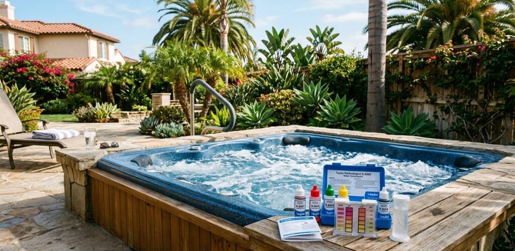 Routine Spa Water Testing Practices Growing in San Diego Homes